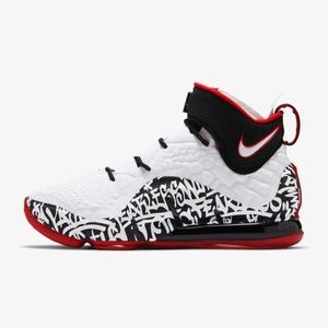 LeBron 17 Graffiti size 6 Youth sneaker